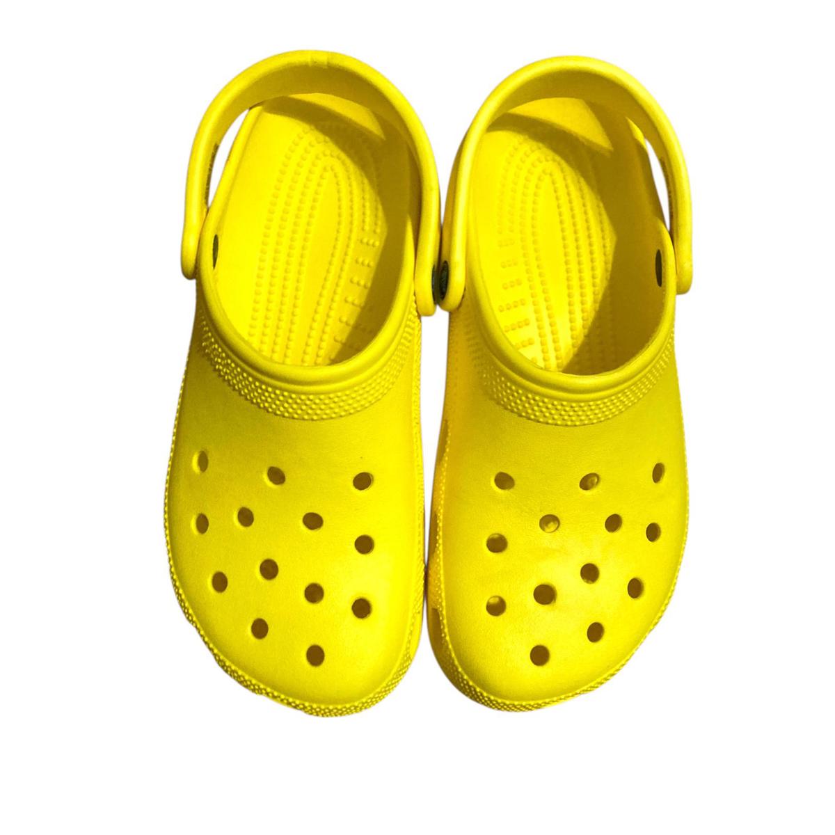Crocs Unisex Adult Classic Yellow Size M8 W10 Classic Crocs